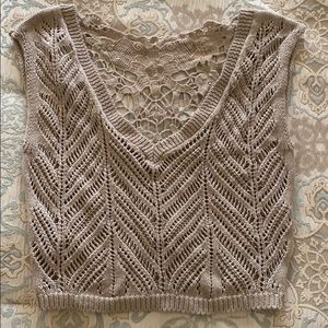 Knit sleeveless top